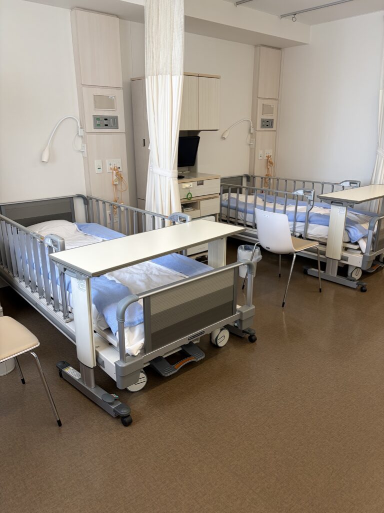 手稲渓仁会病院 大部屋 病室の様子