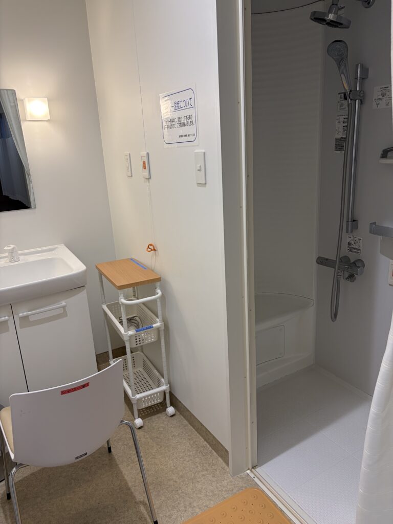手稲渓仁会病院 シャワー室